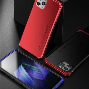 Stoßfest Panzerelement Metall Bumper Hybrid Kunststoff Hülle für iPhone 11 Pro Max - Bild 1 von 21