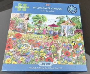 Lovely GIBSONS WILDFLOWER GARDEN by Claire Comerford 250 XL piece jigsaw puzzle - Picture 1 of 2