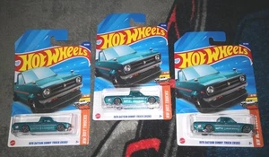 2025 HOT WHEELS 1975 DATSUN SUNNY TRUCK B120 - Non-Super #93/250 LOT OF 3 | NEW! - Picture 1 of 13