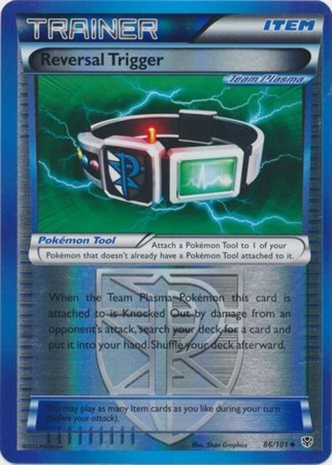 Reversal Trigger - 86/101 - Uncommon - Reverse Holo Lightly Played Plasma Blast - Image 1 of 1