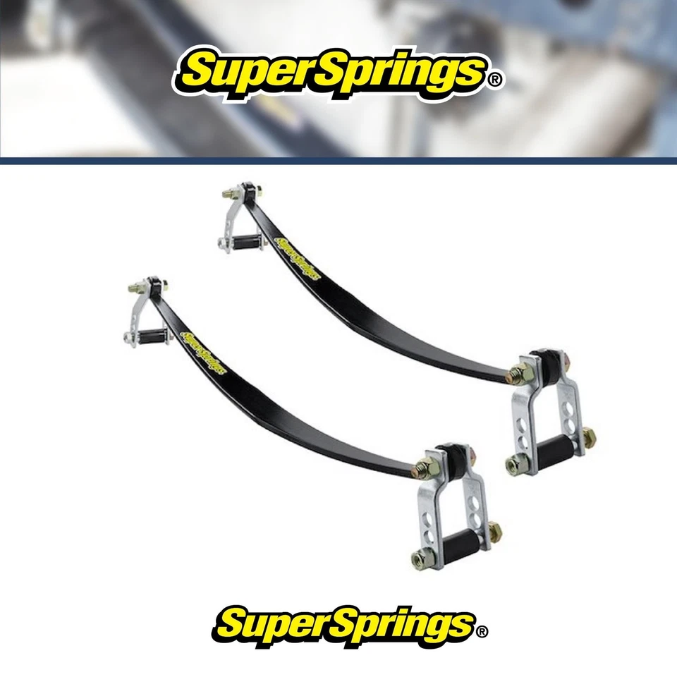 SuperSprings Rear Leaf Helper Springs for Silverado Sierra HD / Ford Super Duty Foto 1 de 4