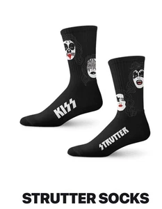 KISS 50th Anniversary Strutter Sox! New! Rare! - Picture 1 of 3