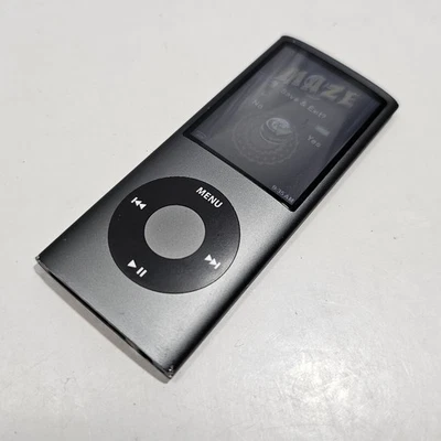 Apple iPod Nano 4th Generation A1285 Black 8GB - Needs New Battery  - Image 1 of 4