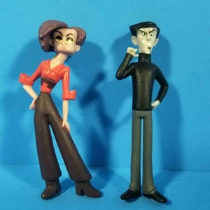 Wild Kratts Bros Villians ZACH & DONITA Figur Spielzeug Set Lot 2,5" PBS TV RARITÄT SELTEN - Bild 1 von 3