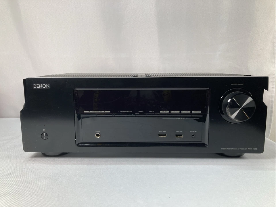 Denon AVR-1613 -5.1 CH HDMI Network Home Theater Receiver Stereo - FOR PARTS!! - Image 1 of 4