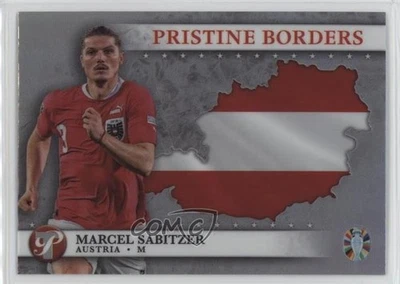2023 Topps Pristine Road to UEFA Euro 2024 Borders Marcel Sabitzer #PB-MS - Image 1 of 2