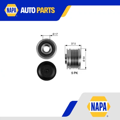 Overrunning Alternator Pulley fits MERCEDES A160 W168 1.7D 01 to 04 OM668.940 - Image 1 of 4