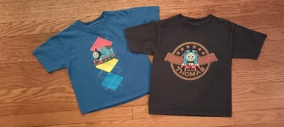 Lot Of 2 Sz 4T Vintage Thomas The Tank Engine T-Shirts Double Sided Exc Graphics - Image 1 of 4