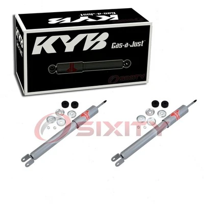 2 pc KYB Gas-a-Just Front Shock Absorbers for 1994-1996 Jaguar XJ12 Spring xb - Image 1 of 4