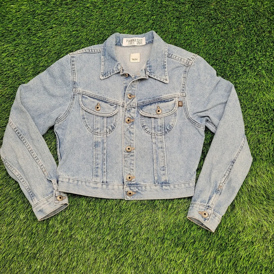 Chaqueta corta Mossimo vintage para mujer pequeña 18x19 lavado ligero Foto 1 de 4