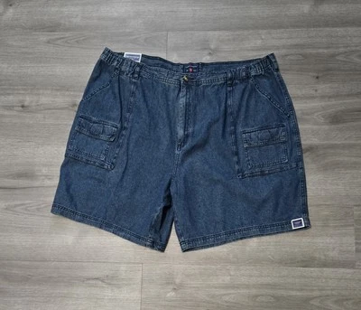 Pantalones Cortos de Jean Carga Denim Frente Plano Azul Saddlebred Para Hombre Talla 44 Nuevos con Etiquetas Foto 1 de 4