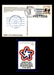 Mayfairstamps US 1977 Allentown Amer Revolution Bicentennial Postcard aat_47371 - Picture 1 of 2