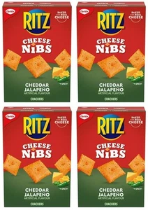 Ritz Cheese Nibs Cheddar Jalapeno Crackers, 200g (4 Pack) - Picture 1 of 7