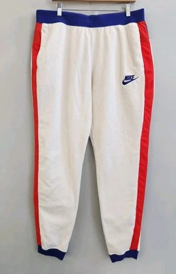 Pantalones de chándal polar Nike Sportswear rojo crema CJ4934-271 para mujer talla XL Foto 1 de 4