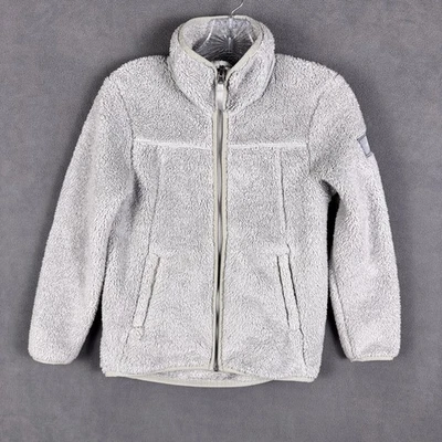 Chaqueta Sherpa gris con cremallera polar talla M 10/12 THE NORTH FACE para niñas Foto 1 de 4