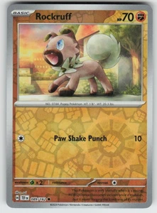 Rockruff Reverse Holo Common SV05: Temporal Forces 089/162 LP-NM - Picture 1 of 2