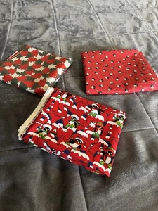 Tela de algodón acolchada Navidad Navidad artesanía remanente 6 yardas 2 yardas cada costura - Imagen 1 de 4