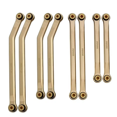 Brass Steering Links Heightened for 1/24 RC Crawler Axial SCX24 AX0000001/02/06 - Image 1 of 4