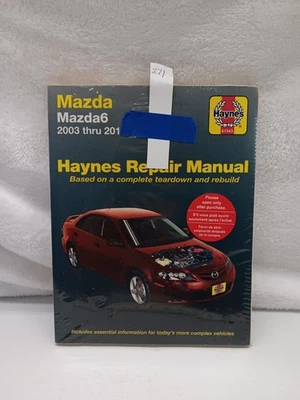 Manual de reparación Haynes Mazda 6 para modelos 2003-2013 # 61043 Foto 1 de 3