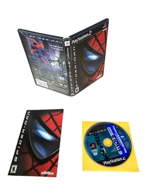 Sony PlayStation 2 PS2 CIB полный протестирован Spider-Man 2002 BL CF - Изображение 1 из 4