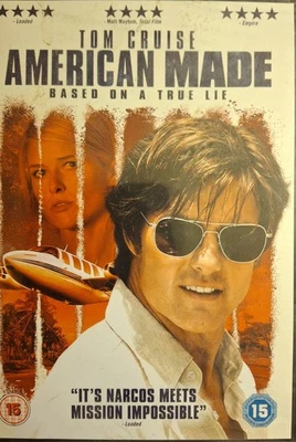 American Made DVD 2017 Tom Cruise Certificate 15 Brand New Sealed  - Image 1 of 2