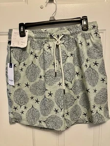 Neu mit Etikett Herren grün 7" Badeshorts Badehose Medium Boxershorts Innenfutter Goodfellow & Co - Bild 1 von 5