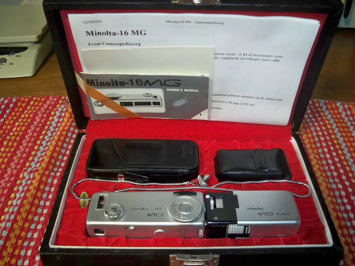 Minolta 16 Mg In Vintage Subminiature Cameras for sale - eBay