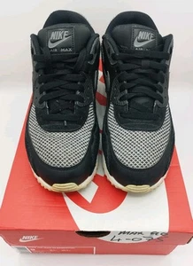 Nike Air Max 90 Essential Nero Grigio 537384-075 Scarpe da Ginnastica Uomo Taglia UK8 Boxate - Foto 1 di 13