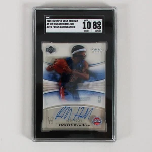 2005-06 Upper Deck Trilogy Richard Hamilton Graded Card #AF-RH Auto Focus Aut... - Bild 1 von 2