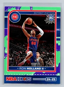 2024-25 Hoops Haunted Hoops #260 Ron Holland II Slime - Picture 1 of 2
