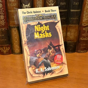 Forgotten Realms: Night Masks, Cleric Quintet 3 First Edition - FREE SHIP at $50 - Imagen 1 de 8