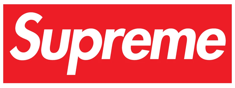 Adesivo/decalque de vinil logotipo Supreme para todas as condições climáticas - Imagem 1 de 1