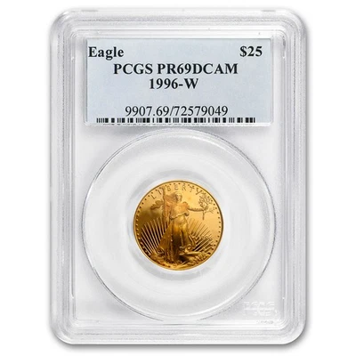 1996-W 1/2 oz Proof American Gold Eagle PR-69 PCGS - Image 1 of 3