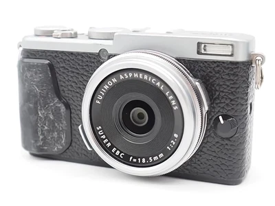Fujifilm X70 16.3MP Compact Digital Camera 16.3 MP f/2.8 Silver w/Battery, etc. - Image 1 of 4