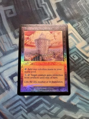 MTG Foil Tower of the Magistrate EX/LP+ Mercadian Masques - Image 1 of 4