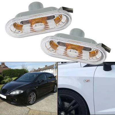 2X intermitentes laterales intermitentes luz intermitente para Seat Leon Ibiza Toledo Altea Cordoba Foto 1 de 4