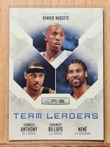 Carmelo Anthony, Billups, Nene #7 2009-10 Rookies & Stars Team Leaders L0114A - Picture 1 of 2
