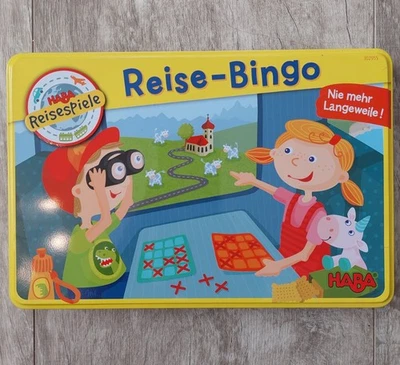 HABA - Reise-Bingo - Reisespiel - Nie mehr lamgeweile - ab 5 Jhren - Bild 1 von 2