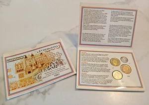Komplette Münzserie "Fleur de coin" Großherzogtum Luxemburg 1991 - Bild 1 von 15