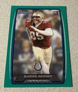 2013 Bowman RC Green #190 Bjoern Werner Colts /99 - Bild 1 von 2