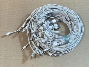 Lot of 50 (50pcs) Genuine Apple 1 Meter (3ft) Lightning to USB Cable (MQUE2AM/A) - Picture 1 of 4