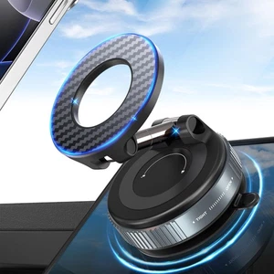PlusAcc Vakuum Handyhalterung Auto Saugnapf 360°Drehbar Zusammenklappbar Tragbar - Bild 1 von 24