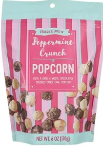 Palomitas de maíz crujientes de menta Trader Joe's con recubrimiento de chocolate y caramelo nuevas - Imagen 1 de 5