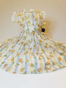 "Vestido Muñeca Vintage 10"" Muñeca Talla Rosas Amarillas ~ Vestido Muñeca Play" - Imagen 1 de 10