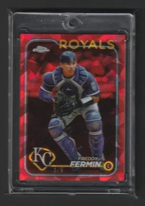 Freddy Fermin 2024 Topps Cromo Zafiro #USCS3 Rojo Refractor 3/5 - Imagen 1 de 2