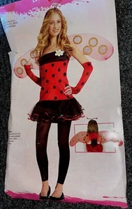 Lovely LADYBUG Insect Costume Child Halloween Cosplay Size JUNIOR up to 100 LB - Picture 1 of 4