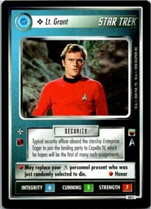 Star Trek The Trouble With Tribbles CCG Common Card #64C Lt. Grant  - Picture 1 of 1