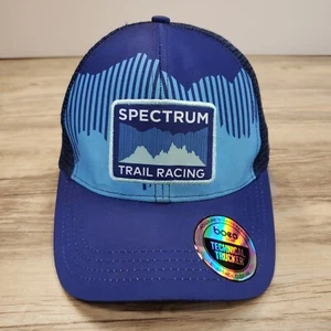 Spectrum Trail Running Hat Cap Snapback Boco Gear Blue Mesh Back Adjustable - Picture 1 of 6