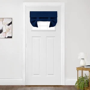 Blackout French Door Curtains, Privacy Door Window Curtains, 26 X 20 Inch Shades - Picture 1 of 12
