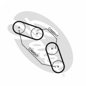 GATES 5526XS Zahnriemen PowerGrip® passt für Rover 75 Tourer RJ - Picture 1 of 1